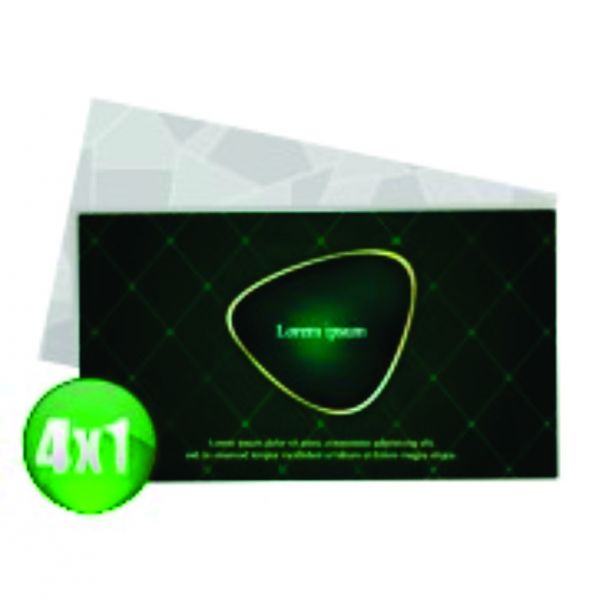 1000 Cartões de visita 4x1 250g
